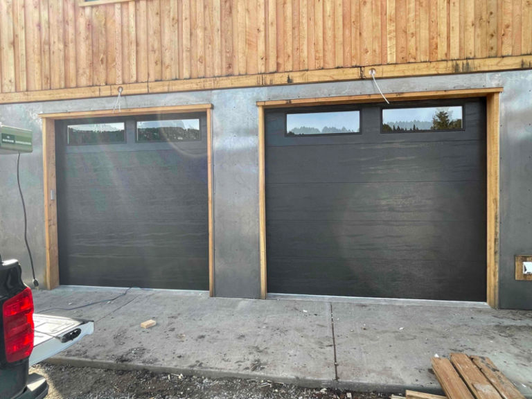 Modern Black Garage Doors garage door maintenance